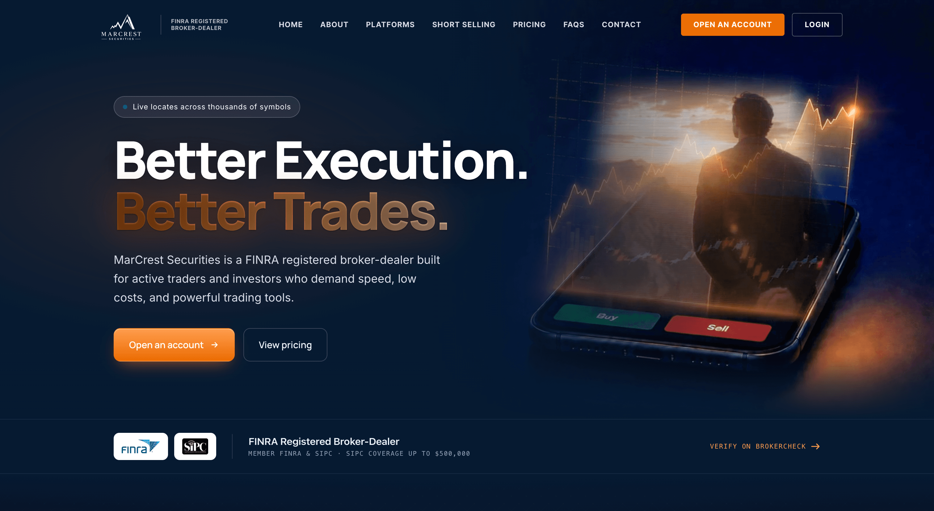 Marcrest Securities — Trading Broker Platform